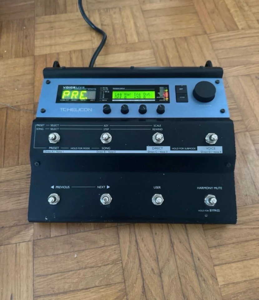 Voicelive procesador voz guitarra