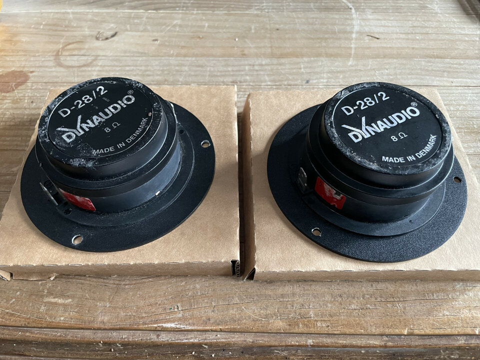 Altavoces Dynaudio D28/2 Tweeters 8 Ohms
