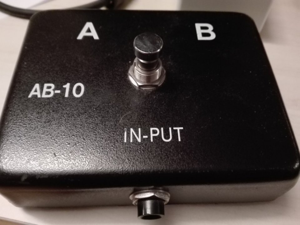 Pedal AB para instrumentos