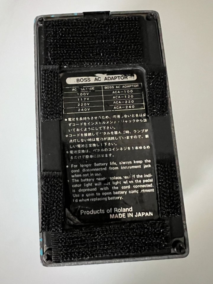 Boss CE2 noviembre de 1981