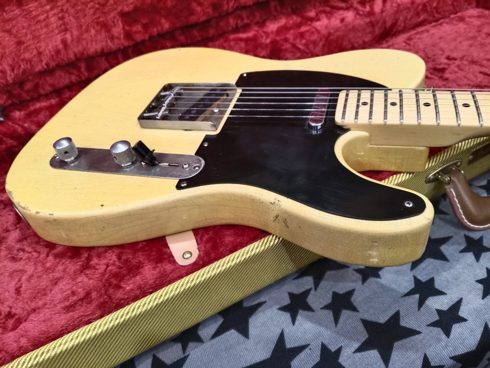 TELECASTER Nocaster 50s Relic - Cuerpo Hosco Japan + Mástil Fender usa de segunda mano · Foto 4 de 10 · Barcelona · 1200 €