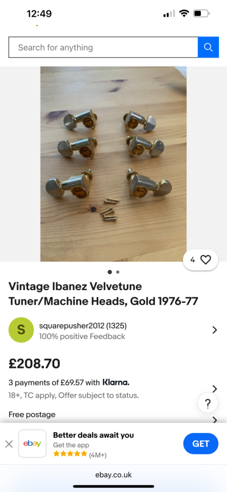 Afinadores Vintage Ibanez