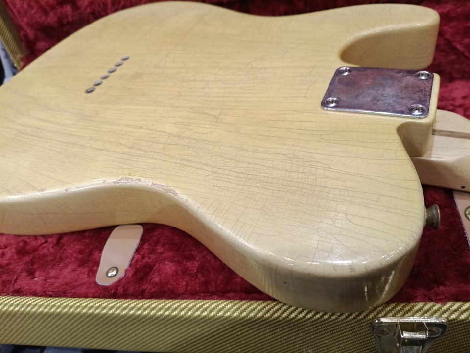 TELECASTER Nocaster 50s Relic - Cuerpo Hosco Japan + Mástil Fender usa de segunda mano · Foto 7 de 10 · Barcelona · 1200 €