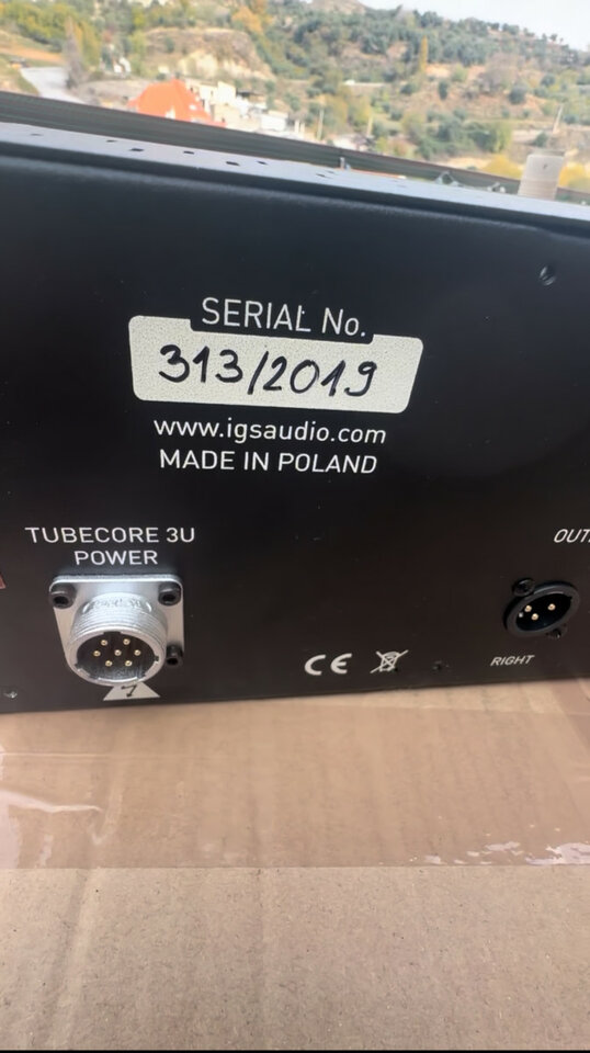 IGS Audio Tubecore 3U Mastering Edition Stereo Compressor 2019