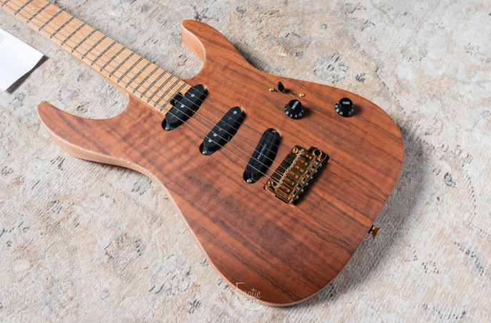 CHARVEL PRO MOD DK 22 WALNUT- 2,9 kg!!! (mejorada pastillas y electrònica)