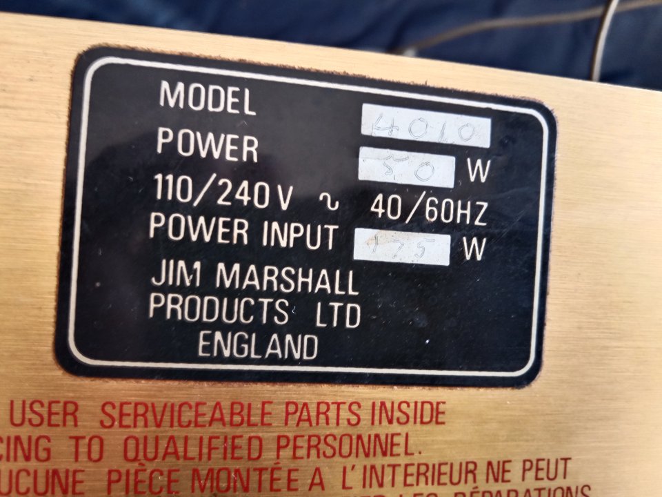 Marshall jcm800 4010