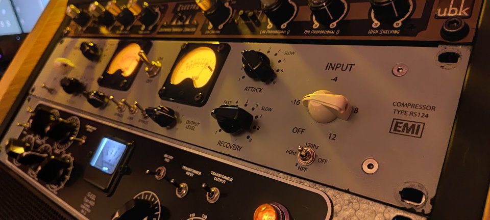 EMI RS124 Compresor estéreo vari mu. El compresor de Abbey Road!