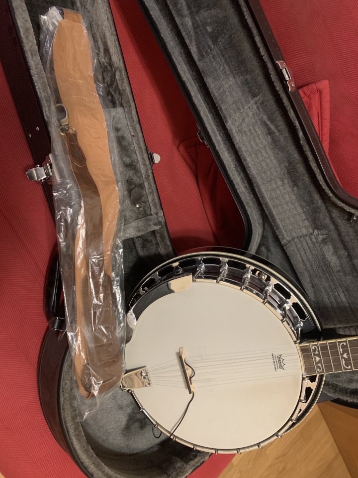 Banjo Fender FB55 (5 cuerdas), sin apenas uso + estuche. de segunda mano · Foto 4 de 9 · Valencia · 495 €