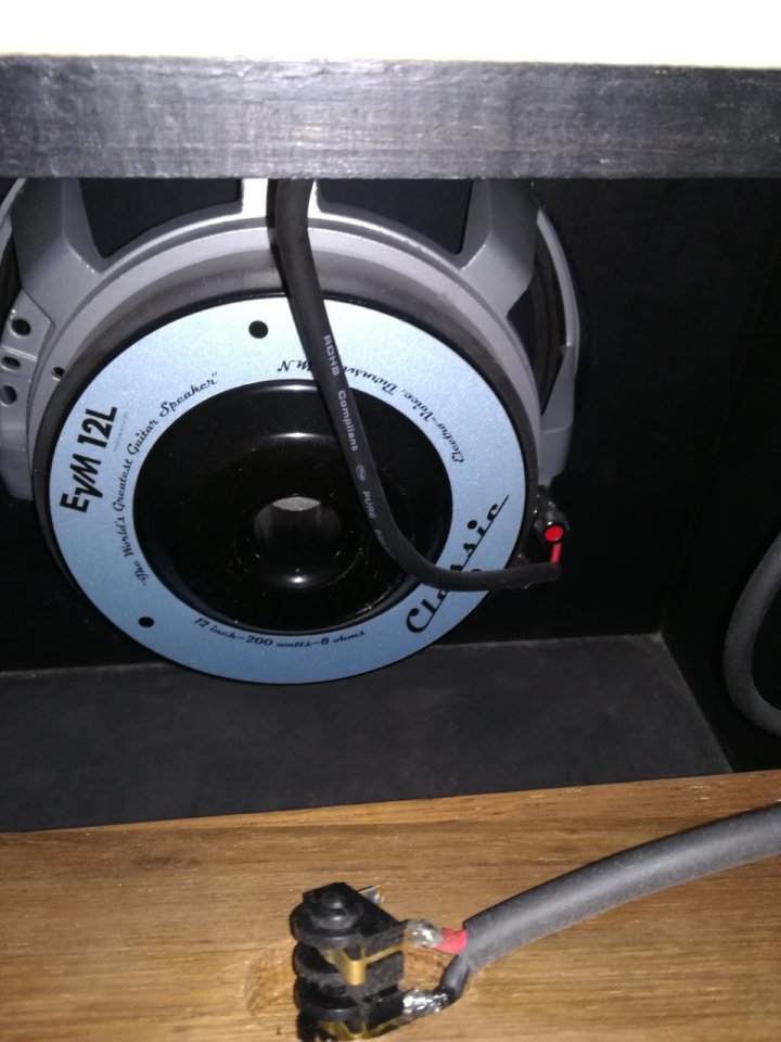 Pantalla guitarra 1x12 altavoz Electrovoice  EV EVM 12L Classic 8 Ohm