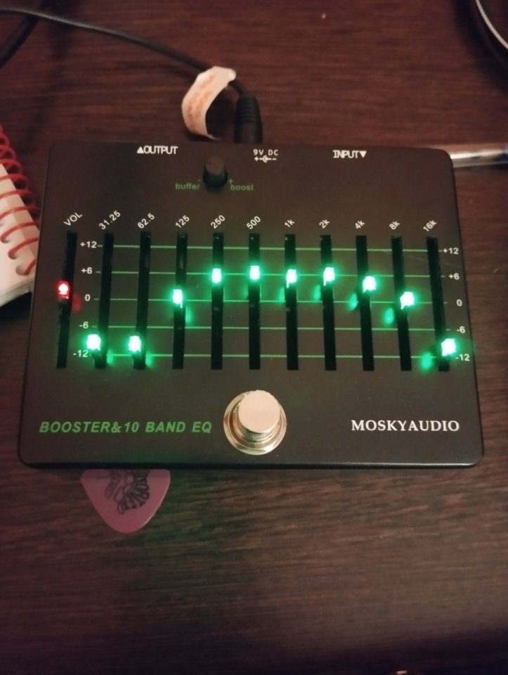 Pedal mosky Booster 10 band eq de segunda mano · Foto 1 de 4 · Jaén · 29 €