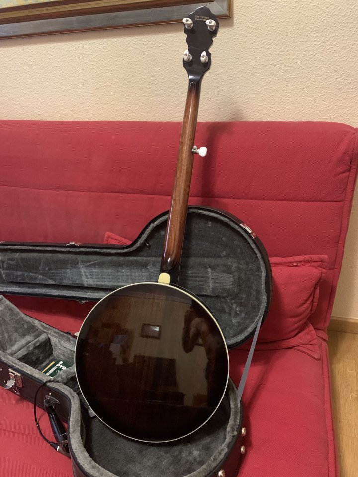 Banjo Fender FB55 (5 cuerdas), sin apenas uso + estuche. de segunda mano · Foto 6 de 9 · Valencia · 495 €