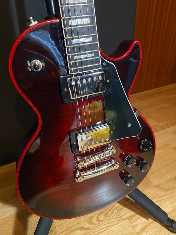 Epiphone Les Paul Custom Widow Red Burst de segunda mano · Foto 4 de 7 · Araba · 750 €