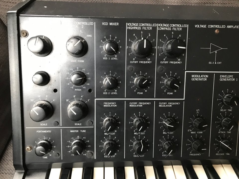 Korg MS20 original + Kenton Pro Solo MKII + cables