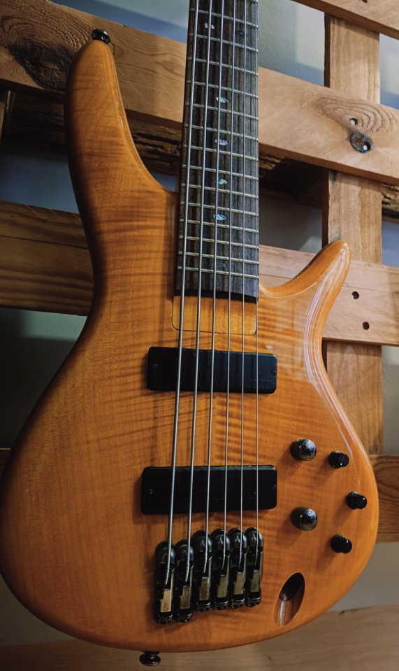 Bajo Ibanez GVB36 Gérald Veasley de segunda mano · Foto 2 de 9 · Bizkaia · 1190 €