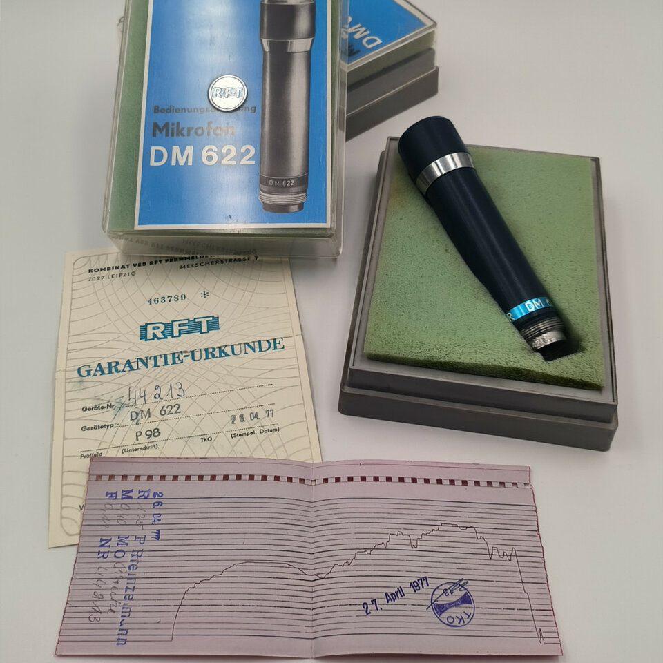 Micrófono Vintage RFT DM 622