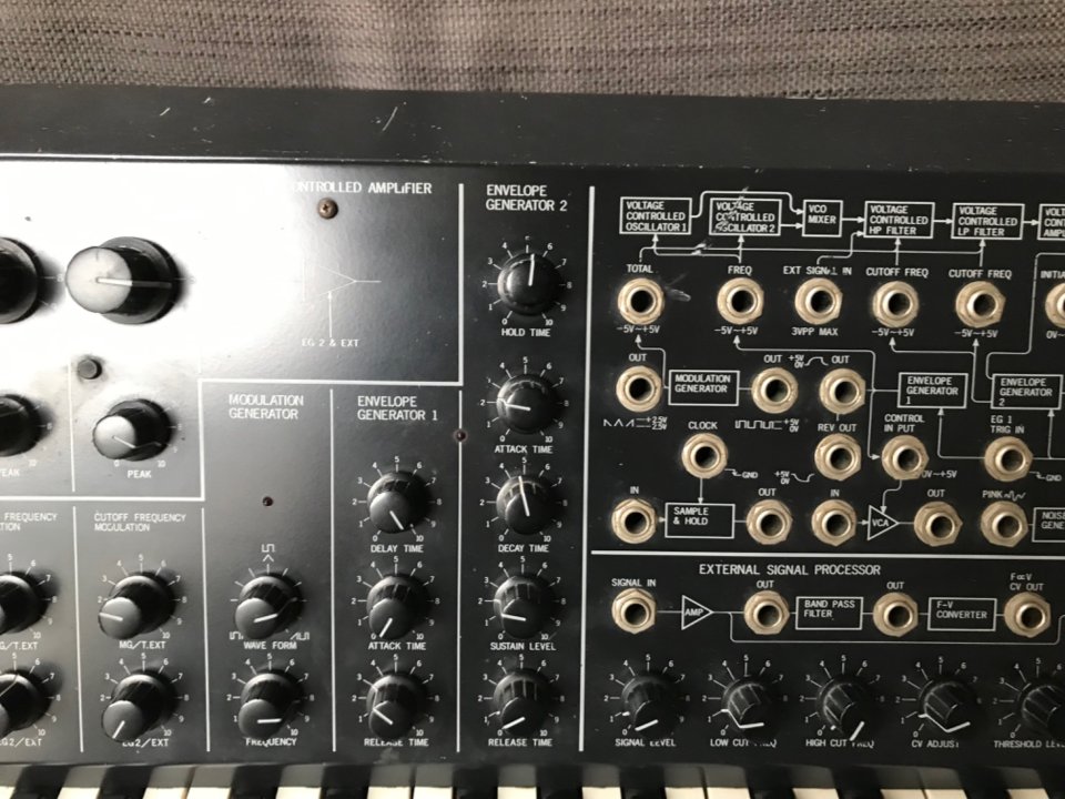 Korg MS20 original + Kenton Pro Solo MKII + cables