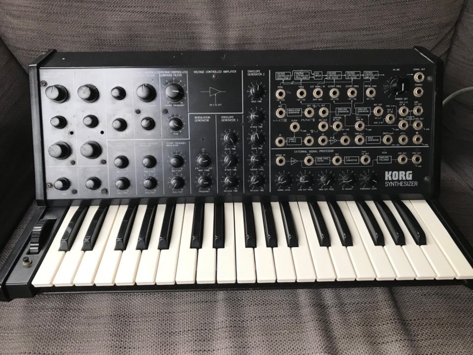 Korg MS20 original + Kenton Pro Solo MKII + cables
