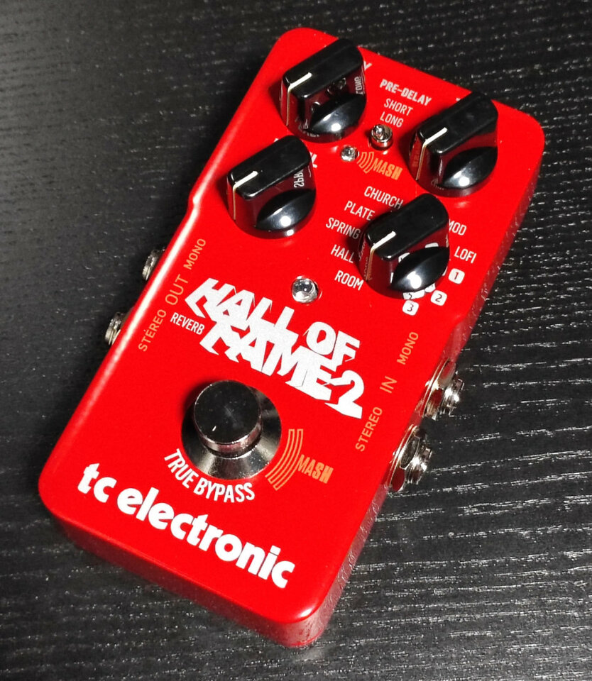Pedal de reverb tc electronic Hall of Fame 2
