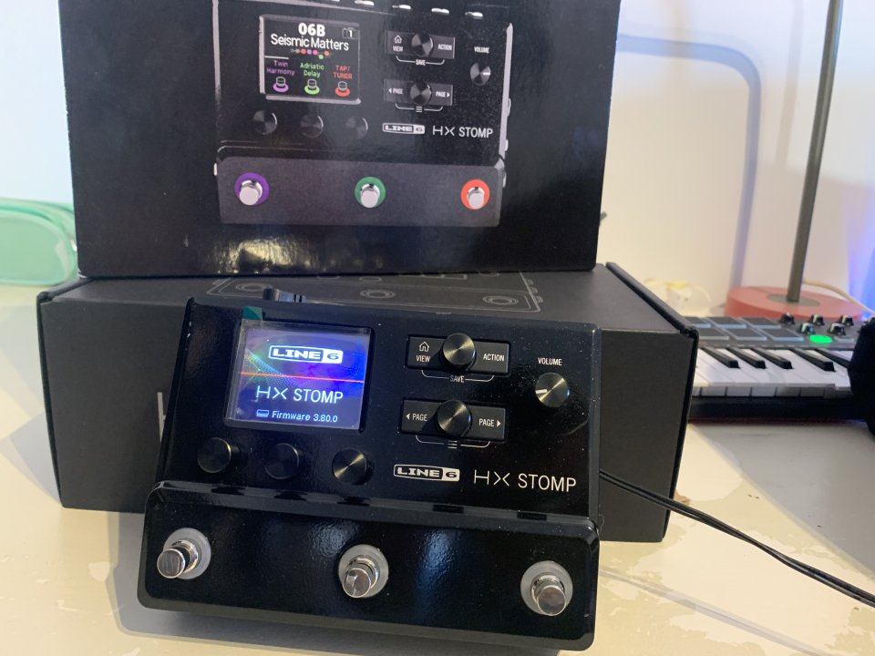 HX Stomp + Ampero Switch