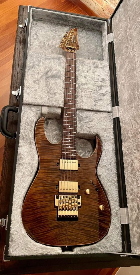 Ibanez JCRG11R-GTE J-Custom, Golden Tiger Eye, Limited Ed.