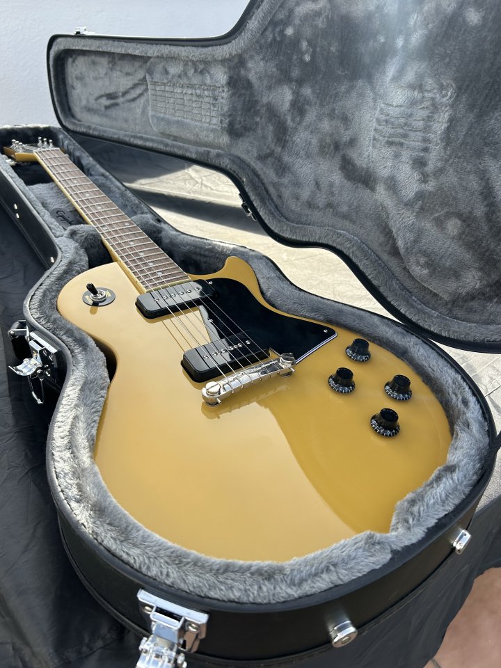 Epiphone tv yellow p90