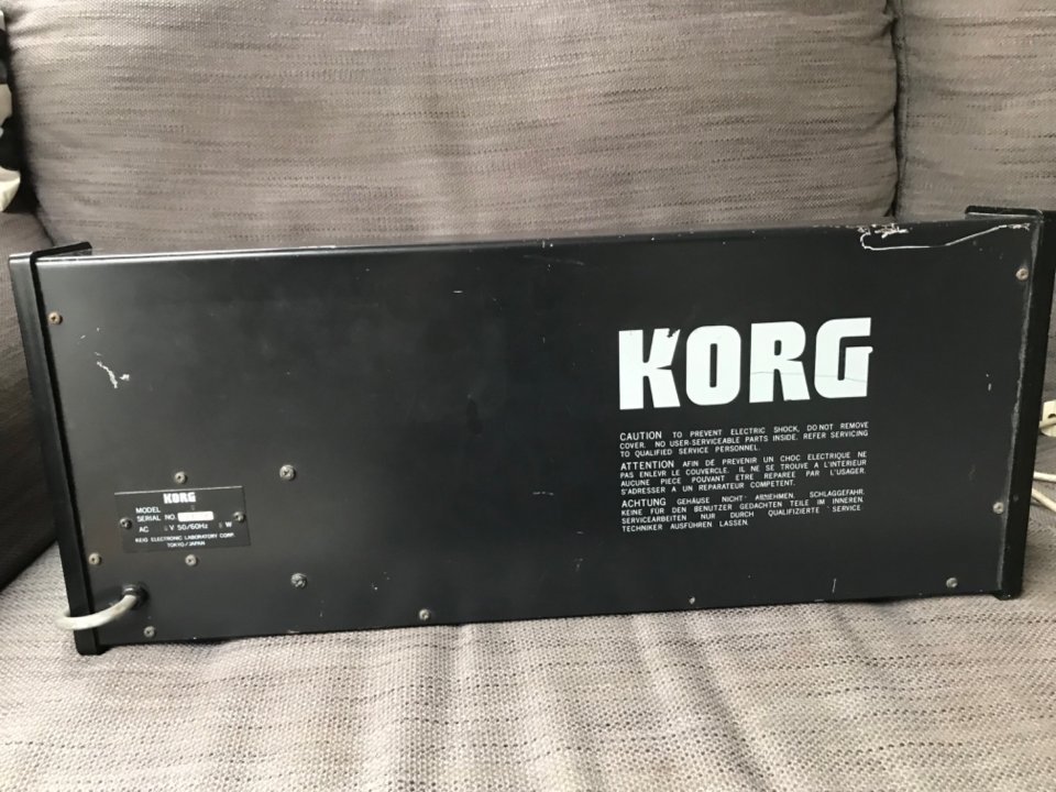 Korg MS20 original + Kenton Pro Solo MKII + cables