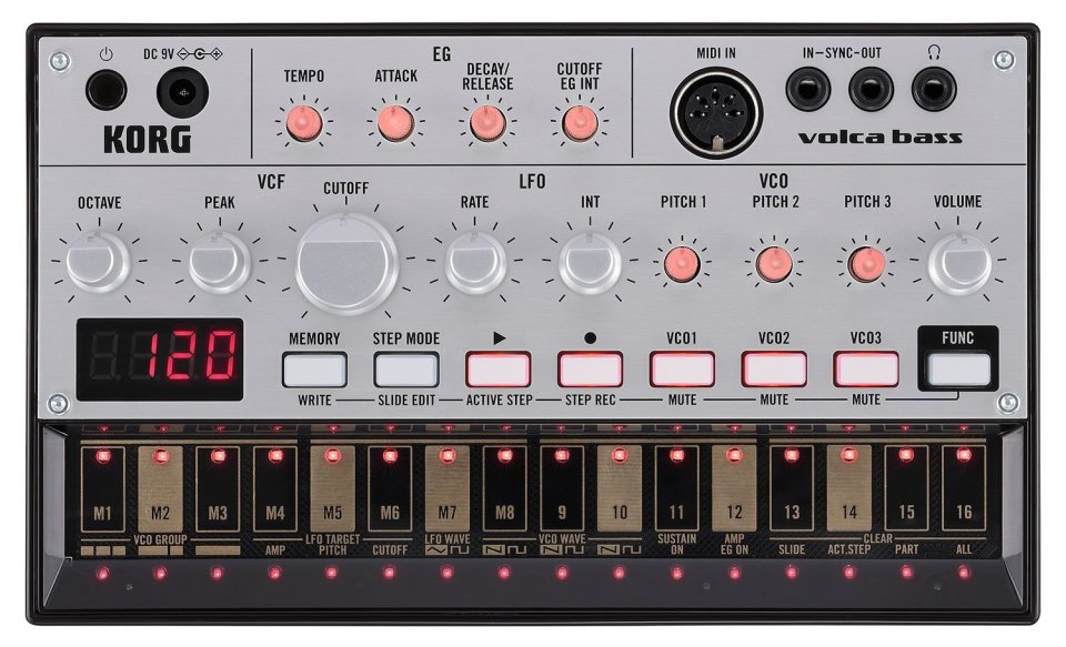 Korg Volca Bass Sintetizador Poco Uso