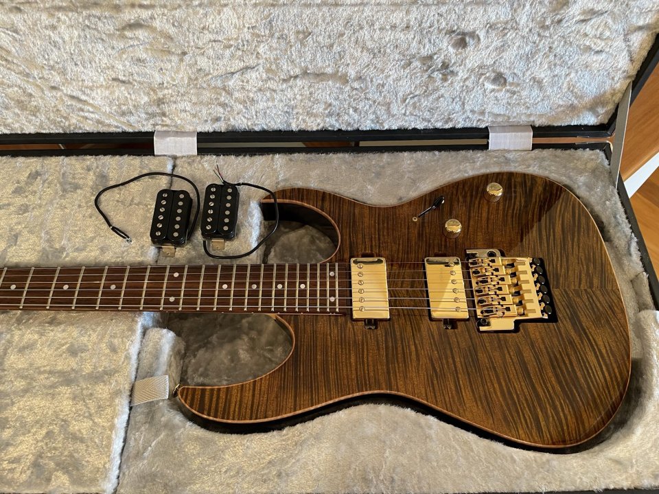 Ibanez JCRG11R-GTE J-Custom, Golden Tiger Eye, Limited Ed.