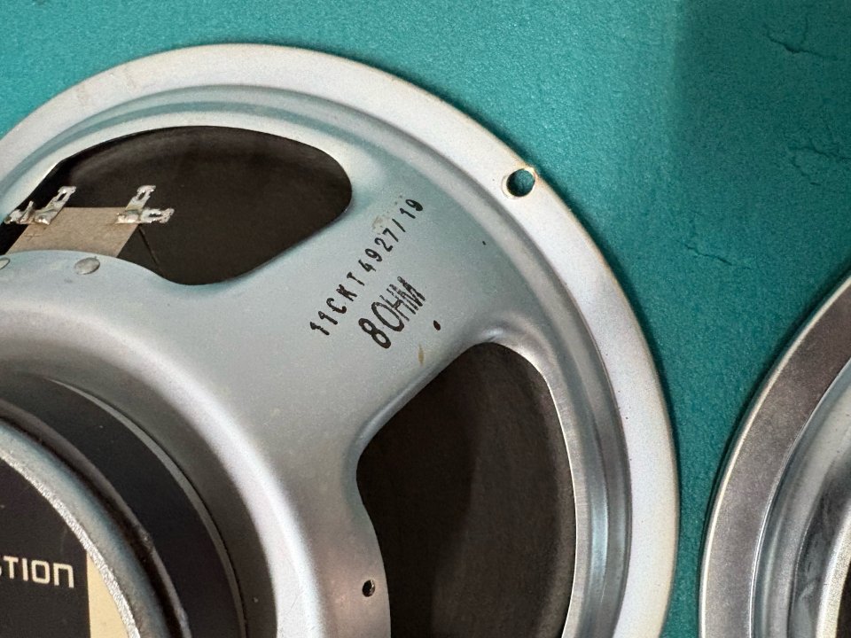 2x Celestion G12F-60 8 Ohm Altavoces UK de segunda mano · Foto 4 de 5 · Ciudad Real · 100 €