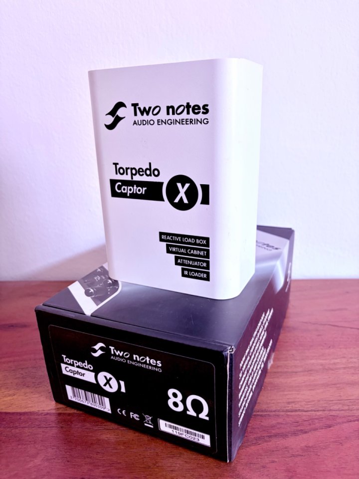 Two notes Torpedo Captor X 8 Ohm