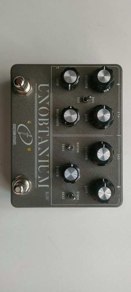 DUMBLE Y KLON CENTAURO en un pedal (UNOBTANIUM Raw) de Crazy Tube Circuits