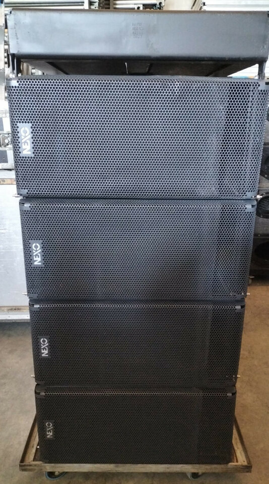 NEXO GEOD 8 cajas + 4  CD18 +nxamp 4x4 +nx 241+ 2vortex 6 v6