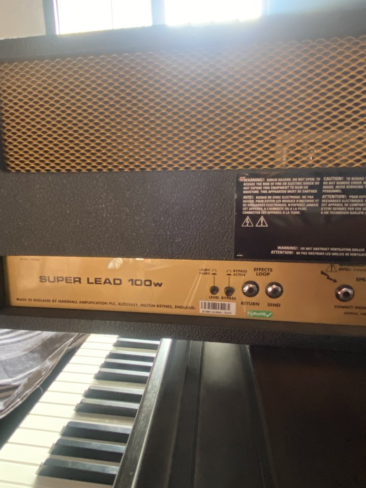 Marshall Super Lead MKII 100w