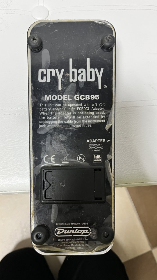 Dunlop wha wha cry baby