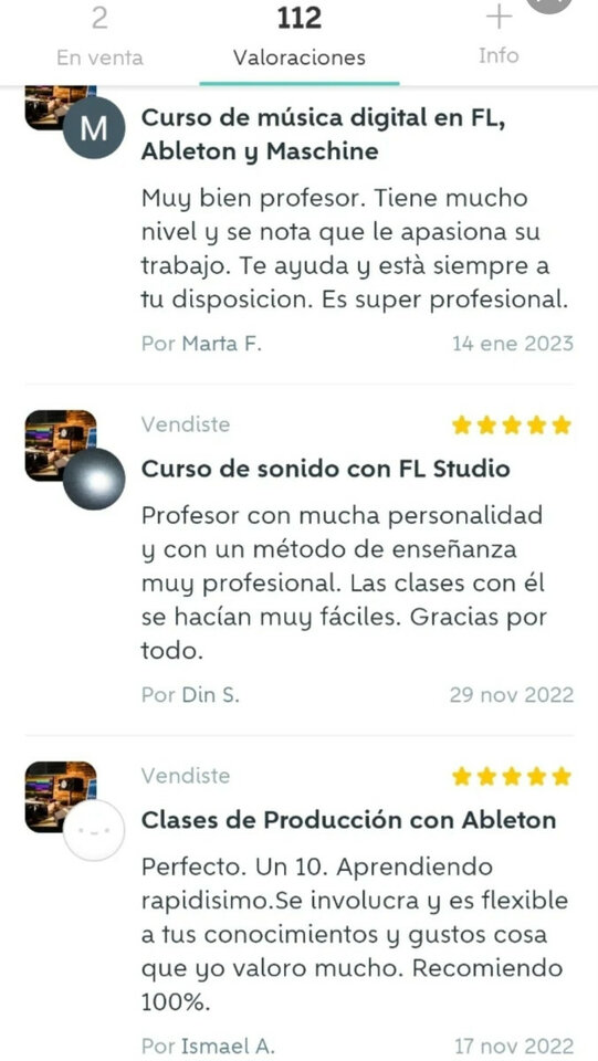 Curso Particular de Post Producción Musical Mix y Master