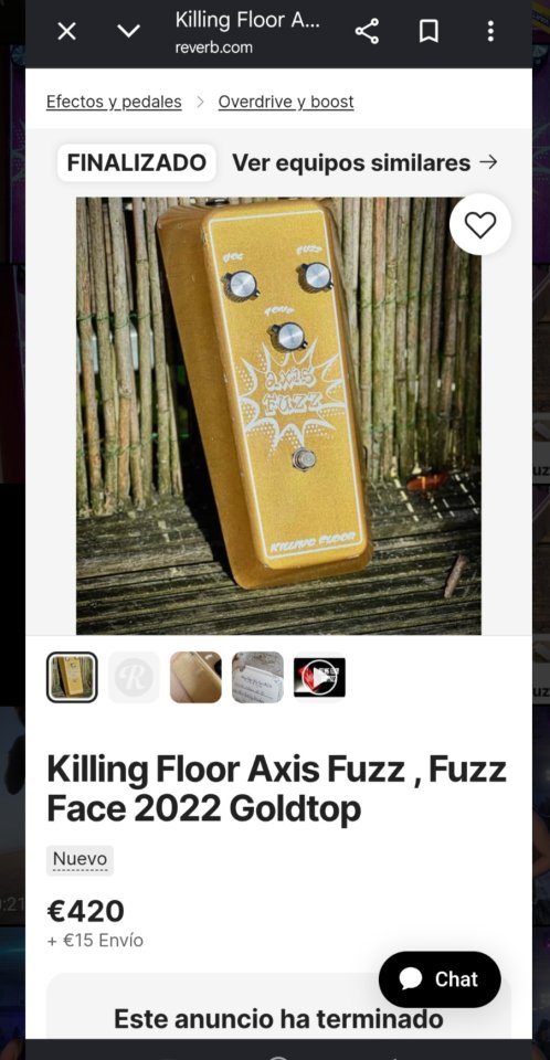Killing Floor Effects Axis Fuzz - 2022 OC44 NOS de segunda mano · Foto 6 de 10 · Huelva · 475 €
