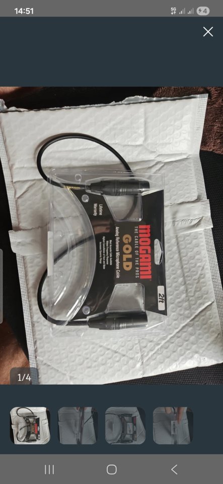 Mogami, Gold Studio, Cable conector