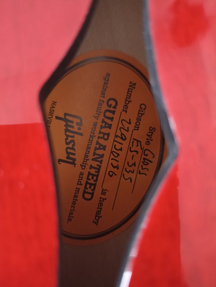 Gibson ES-335 DOT 60 cherry de segunda mano · Foto 3 de 8 · Madrid · 2500 €