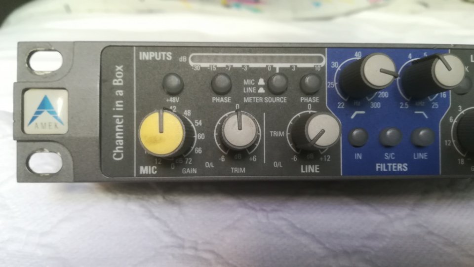 Channel strip Amek Pure Path "CIB" Rupert Neve