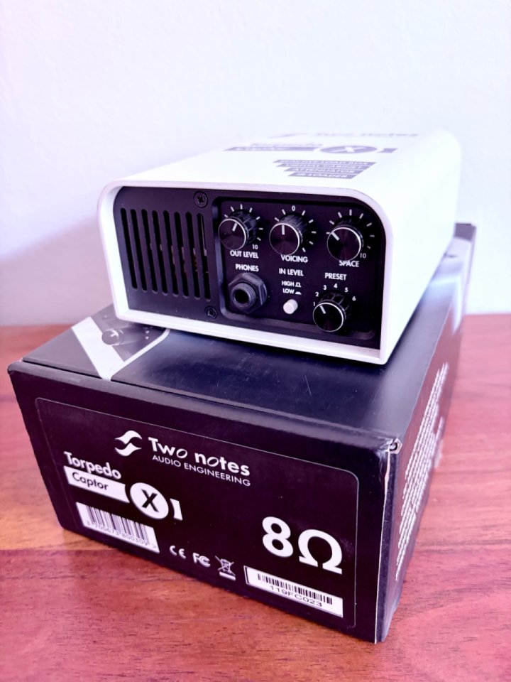 Two notes Torpedo Captor X 8 Ohm