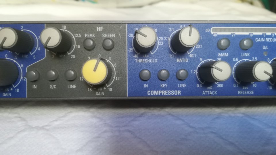 Channel strip Amek Pure Path "CIB" Rupert Neve