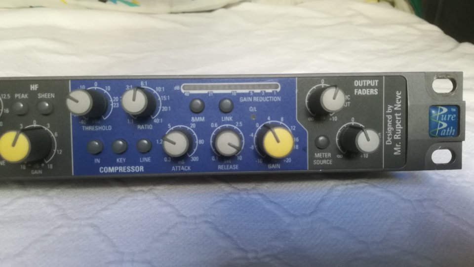 Channel strip Amek Pure Path "CIB" Rupert Neve