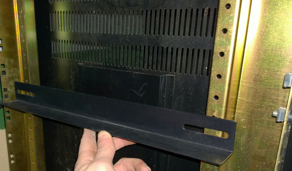 Guías para rack de 38cm a modo de bandeja