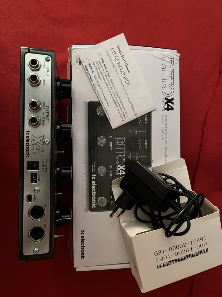 DITTO X4 Looper pedal TC Electronic de segunda mano · Foto 4 de 4 · Madrid · 110 €