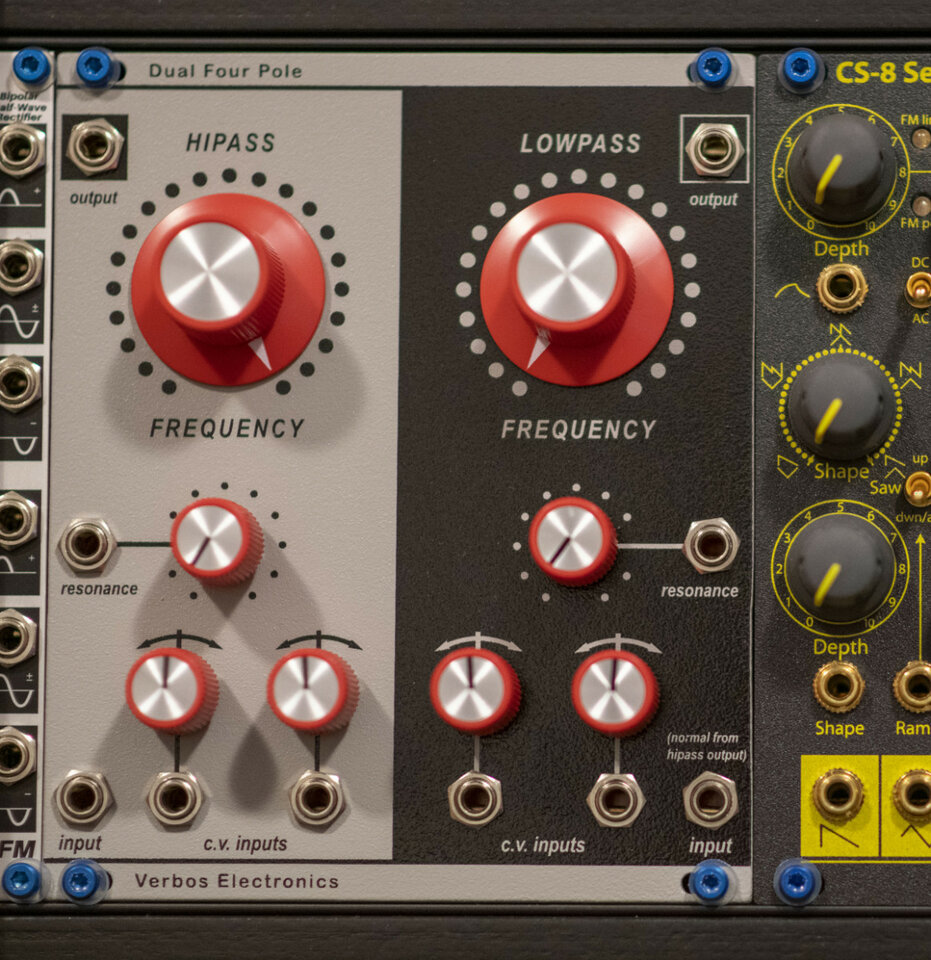 Modulo Eurorack Verbos Dual Four Pole