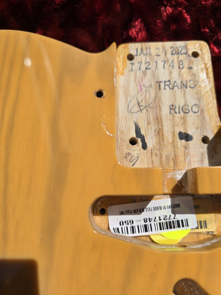 Cuerpo Fender Telecaster AVII Nitro Fresno de segunda mano · Foto 5 de 5 · Valencia · 420 €
