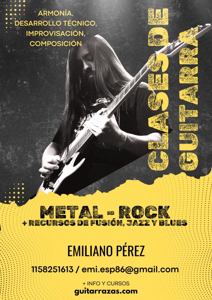 Clases de Armonía aplicada a la guitarra