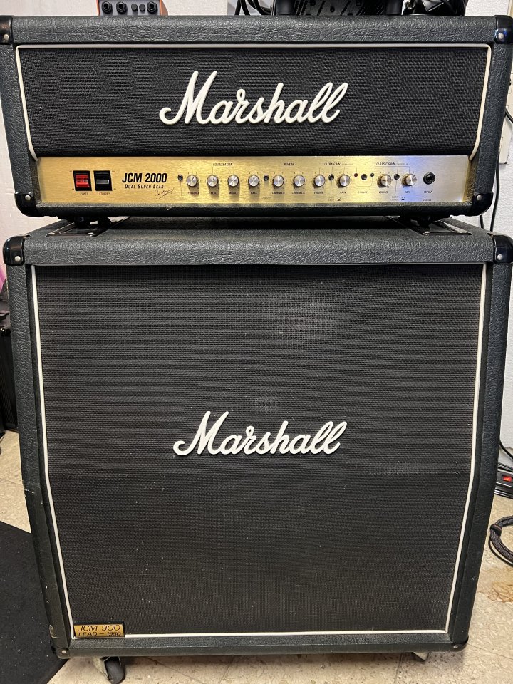 Marshall JCM2000 Dual Super Lead DSL 100 + 4x12 JCM 900 Celestion G12T-75