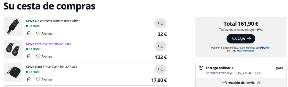 Pack Inalambrico Xvive U2 de segunda mano · Foto 1 de 9 · Madrid · 100 €