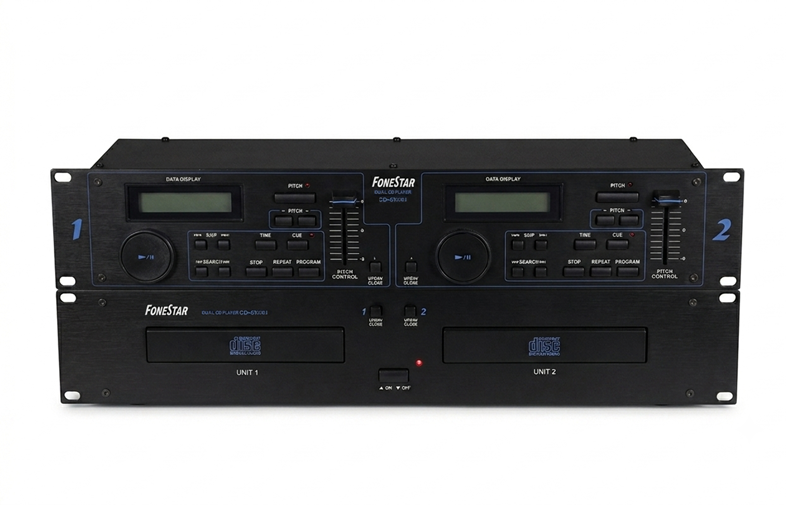 Reproductor Profesional Doble de CD FONESTAR CD-6100DJ de segunda mano · Foto 1 de 5 · Cantabria · 85 €